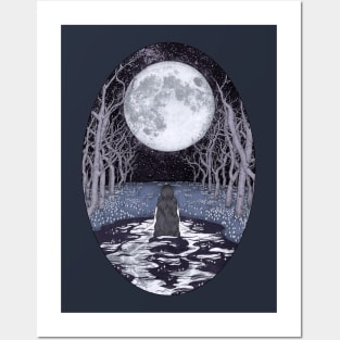 The Moonlight Bather Posters and Art